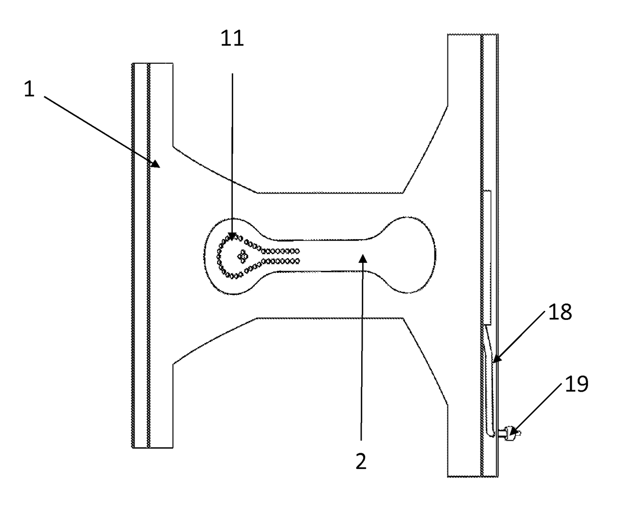 Urine collection device for dependent patients