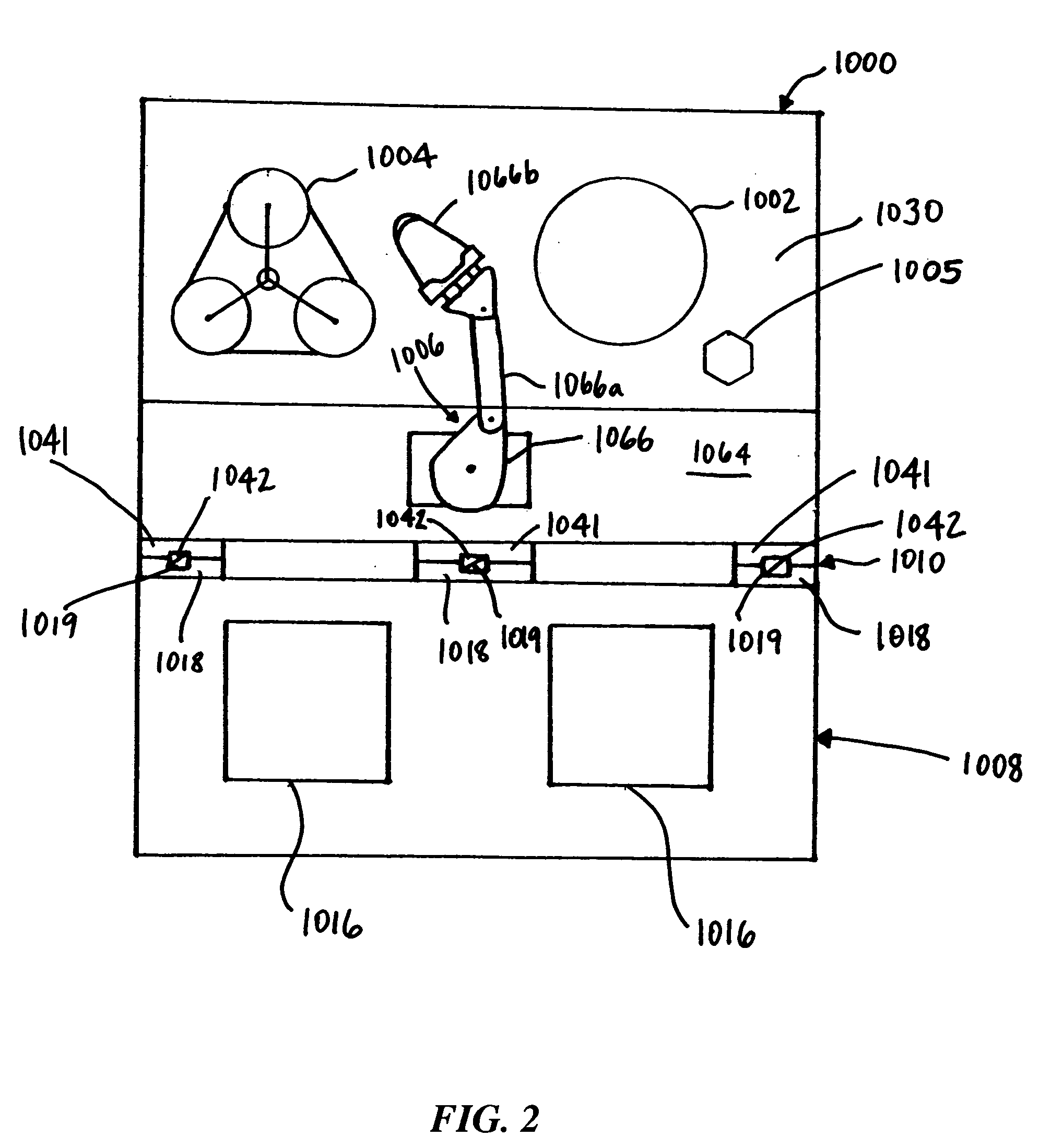 Modular tool unit for processing microelectronic workpieces