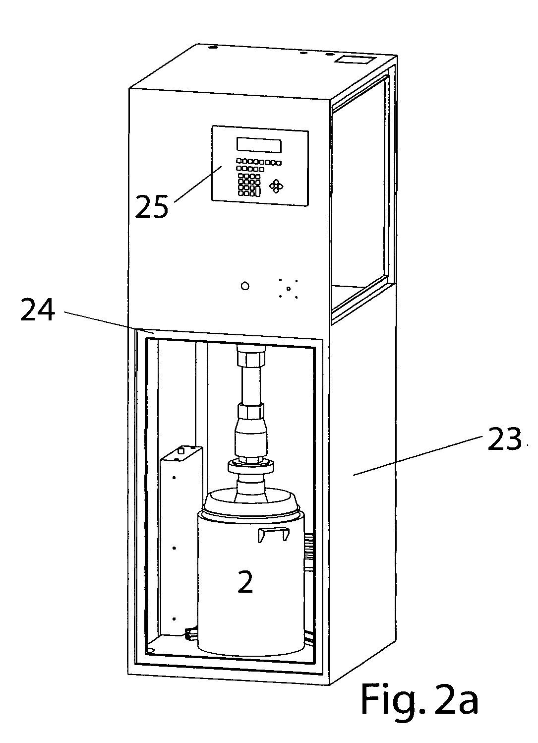 Emptying device