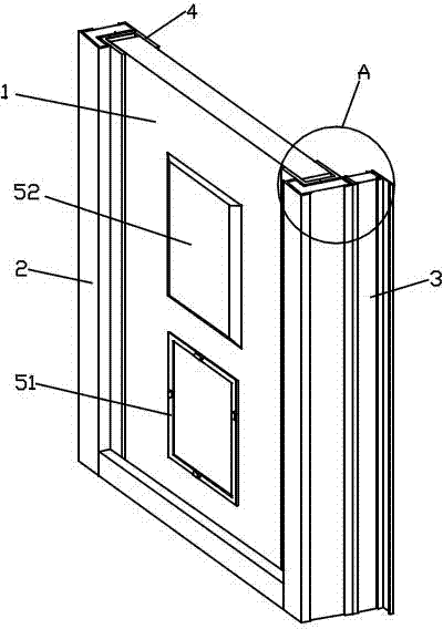 Production method for convenient assembled door