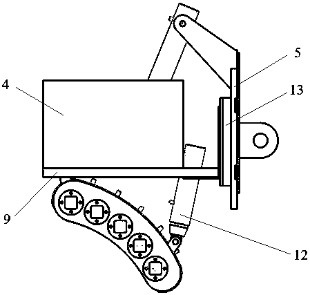 Adjustable safflower filament picking device