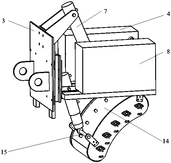 Adjustable safflower filament picking device