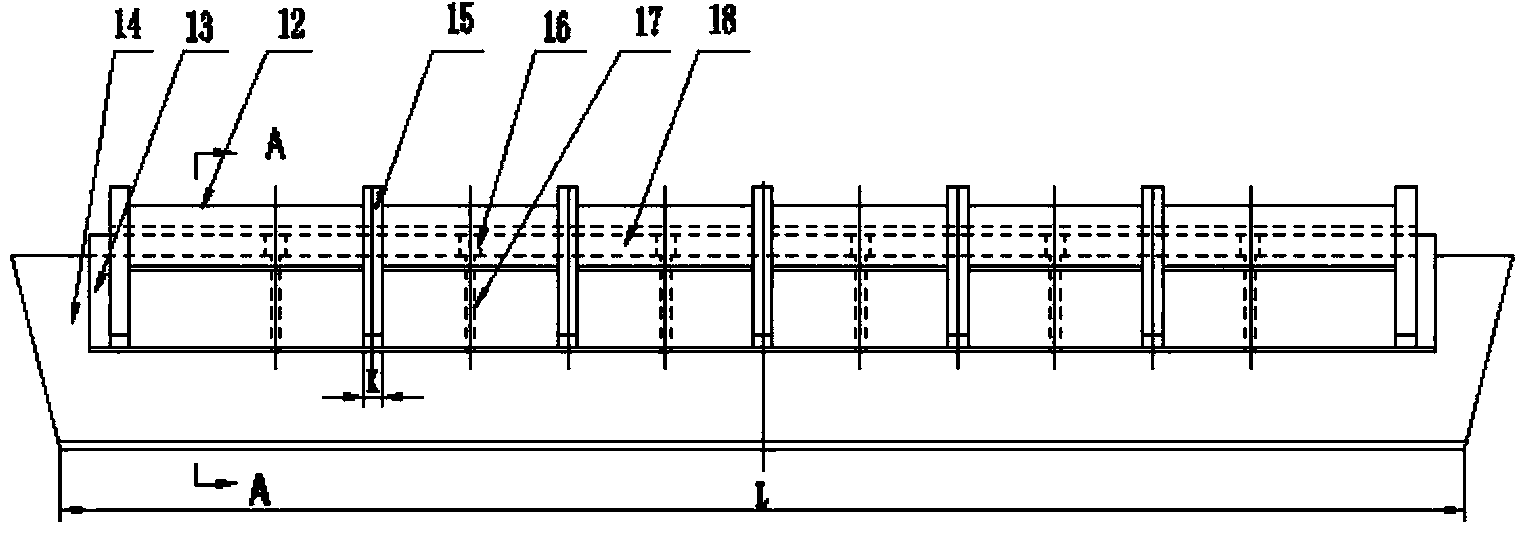 Refining device and method for removing liquid steel inclusions in continuous casting tundish