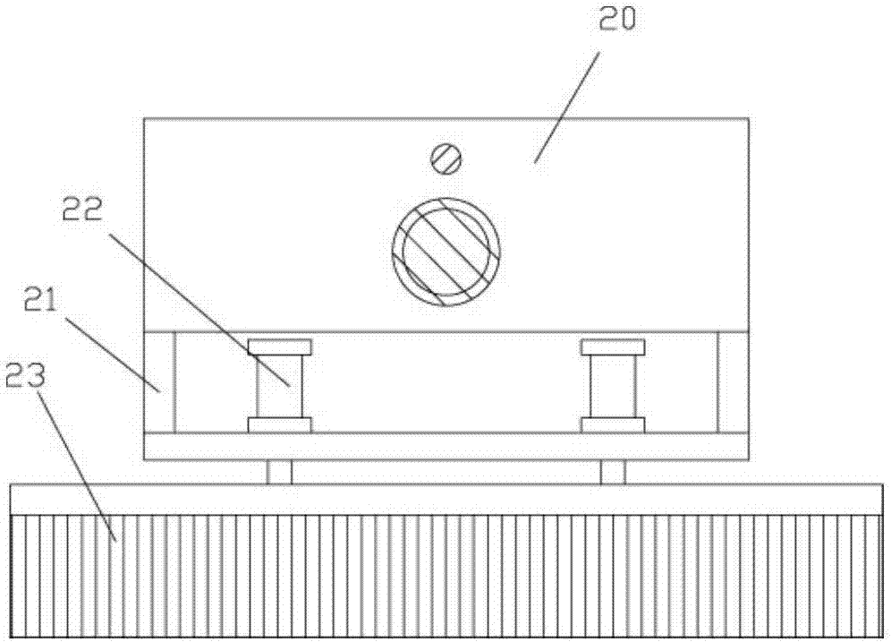 Height adjustable de-ironing separator used for building