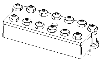 Mounting screw connection type cavity filter