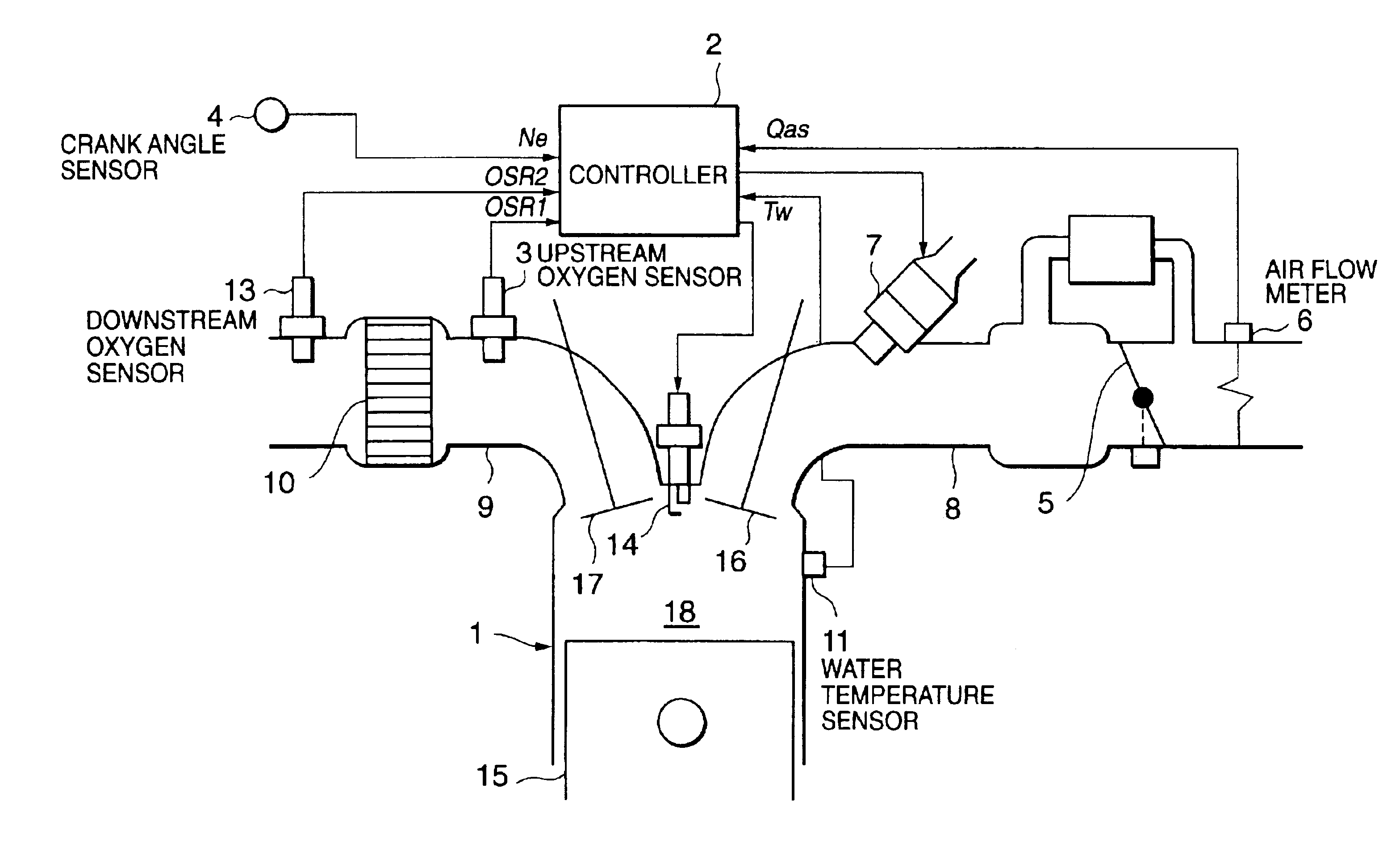 Engine exhaust gas leak diagnosis