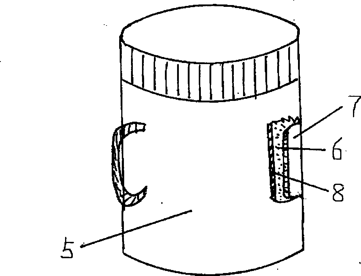 Thermos cup with visual temperature