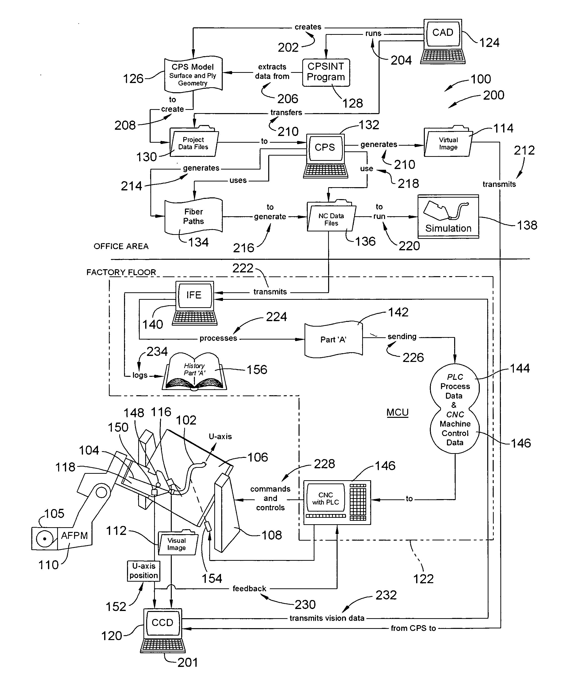 Visual fiber placement inspection