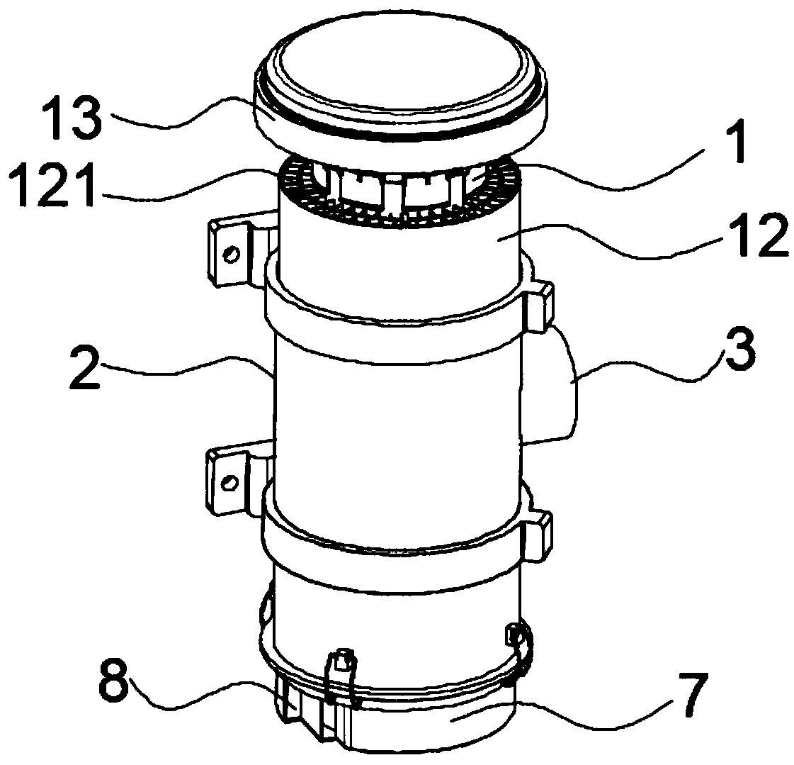 Self-cleaning type air filter