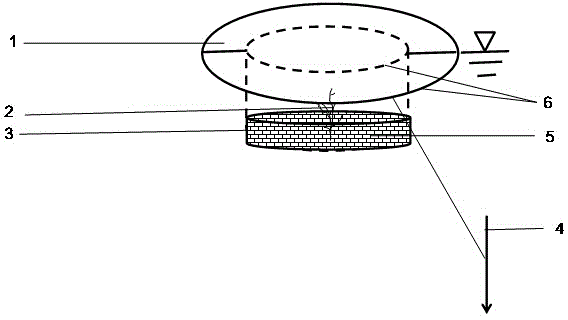 Water body purifying landscape floating wetland construction system and construction method thereof