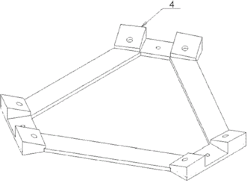 Parallel experimental device for six-degree-of-freedom gait simulation