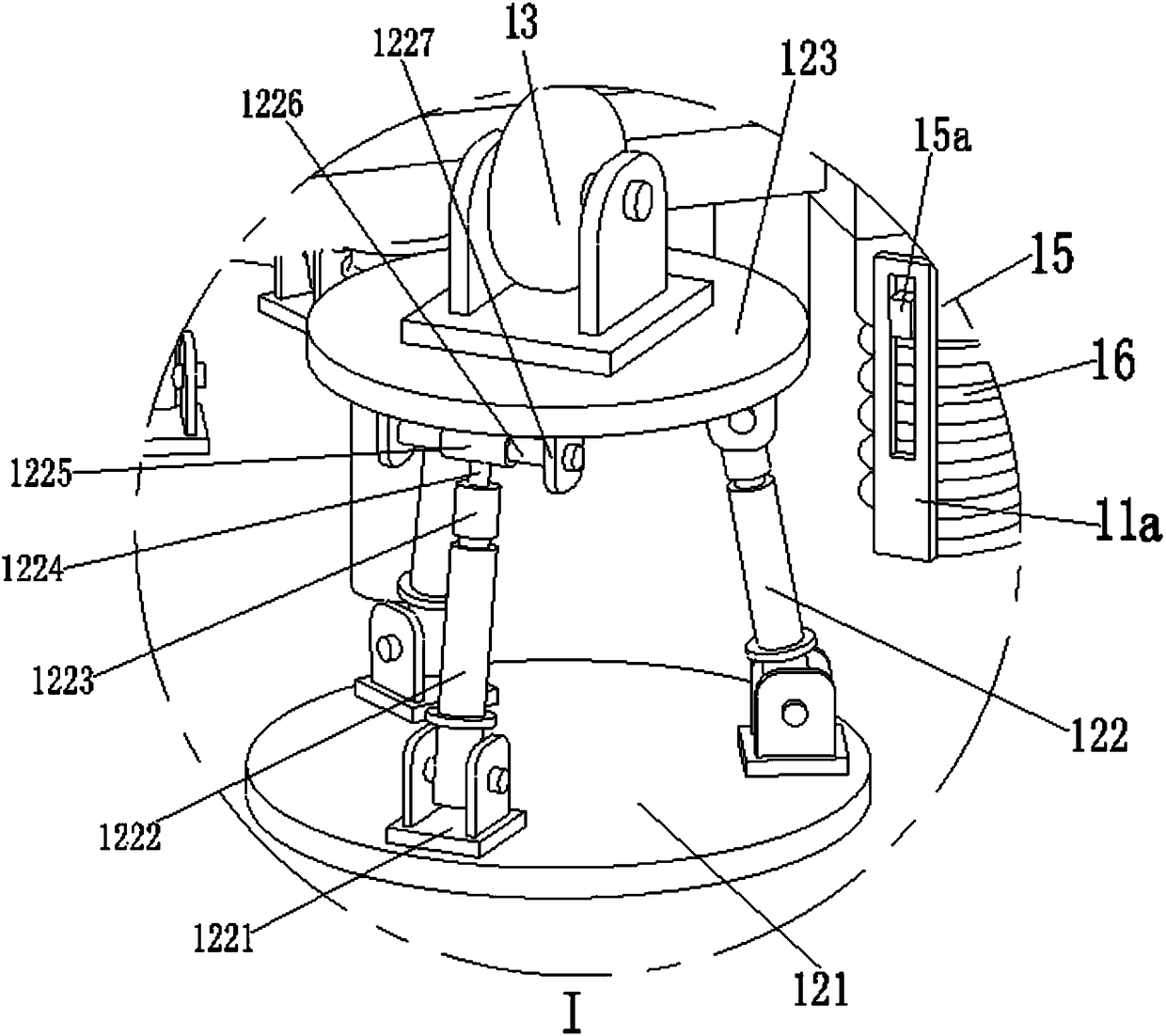 A kind of intelligent decontamination equipment for cement concrete road sewer