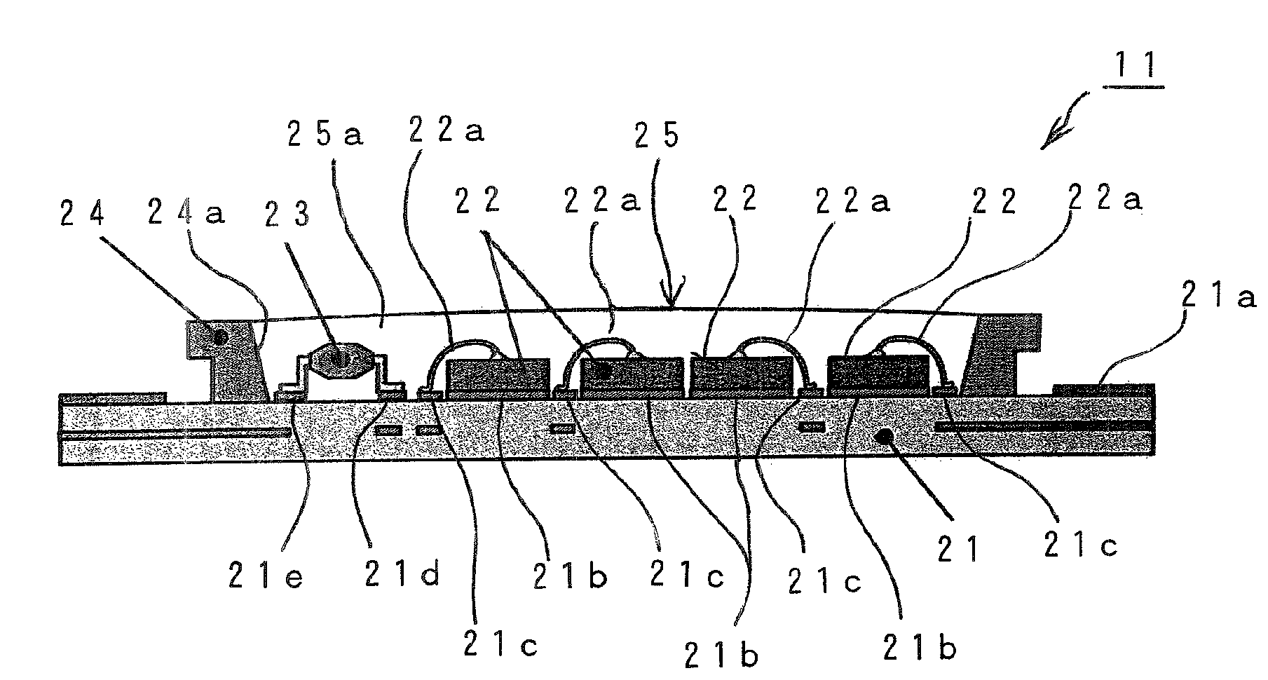 Vehicle lighting device and LED light source therefor