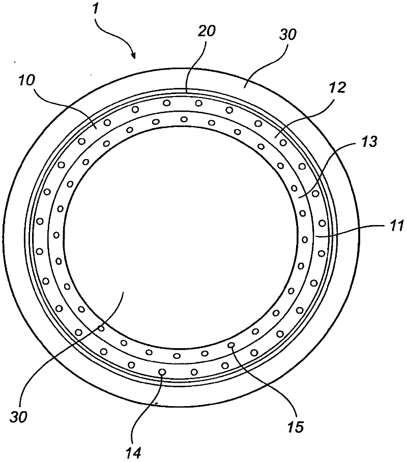 A foundation and a method for forming a foundation for a wind turbine tower