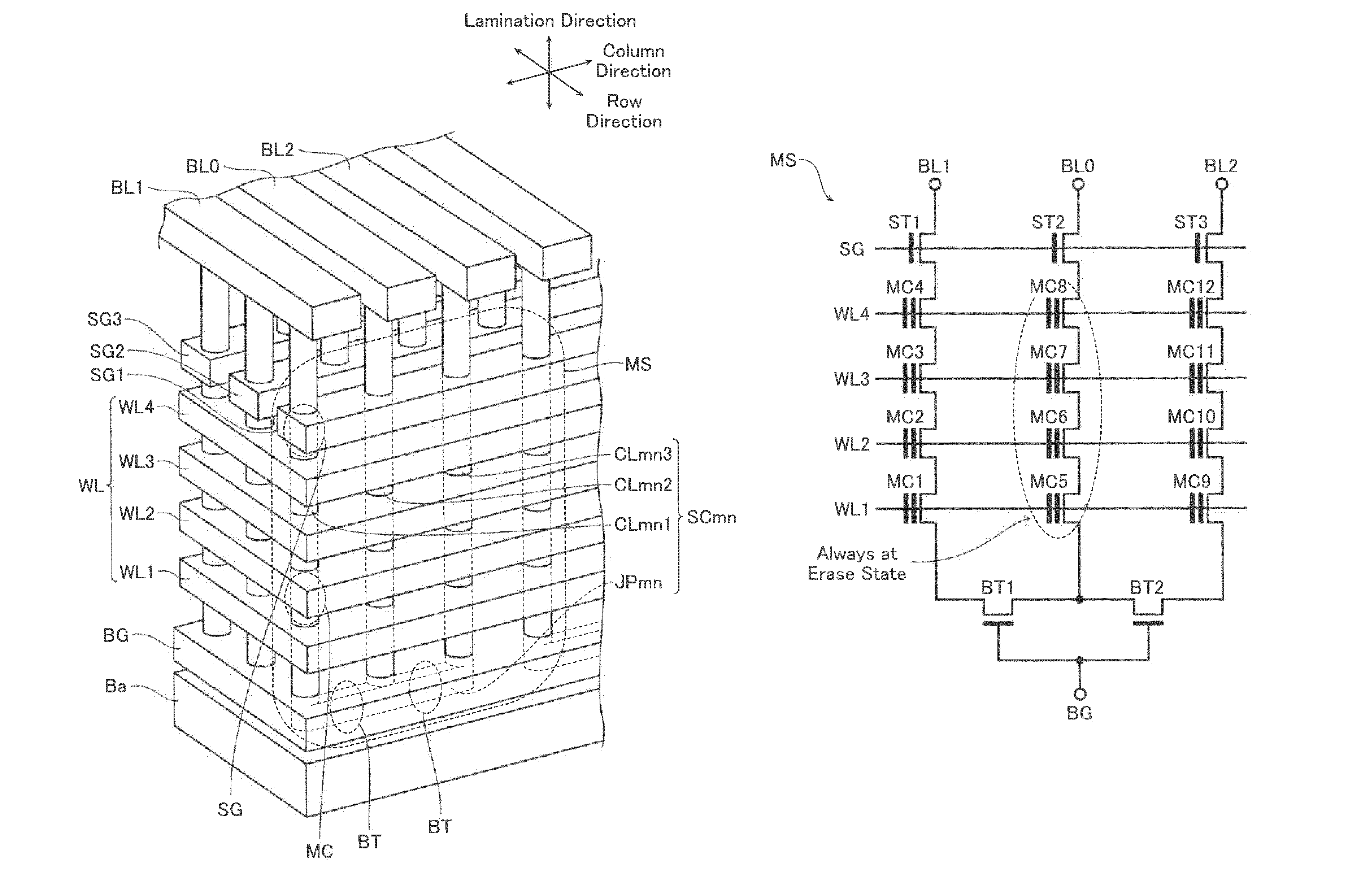 Non-volatile semiconductor storage device