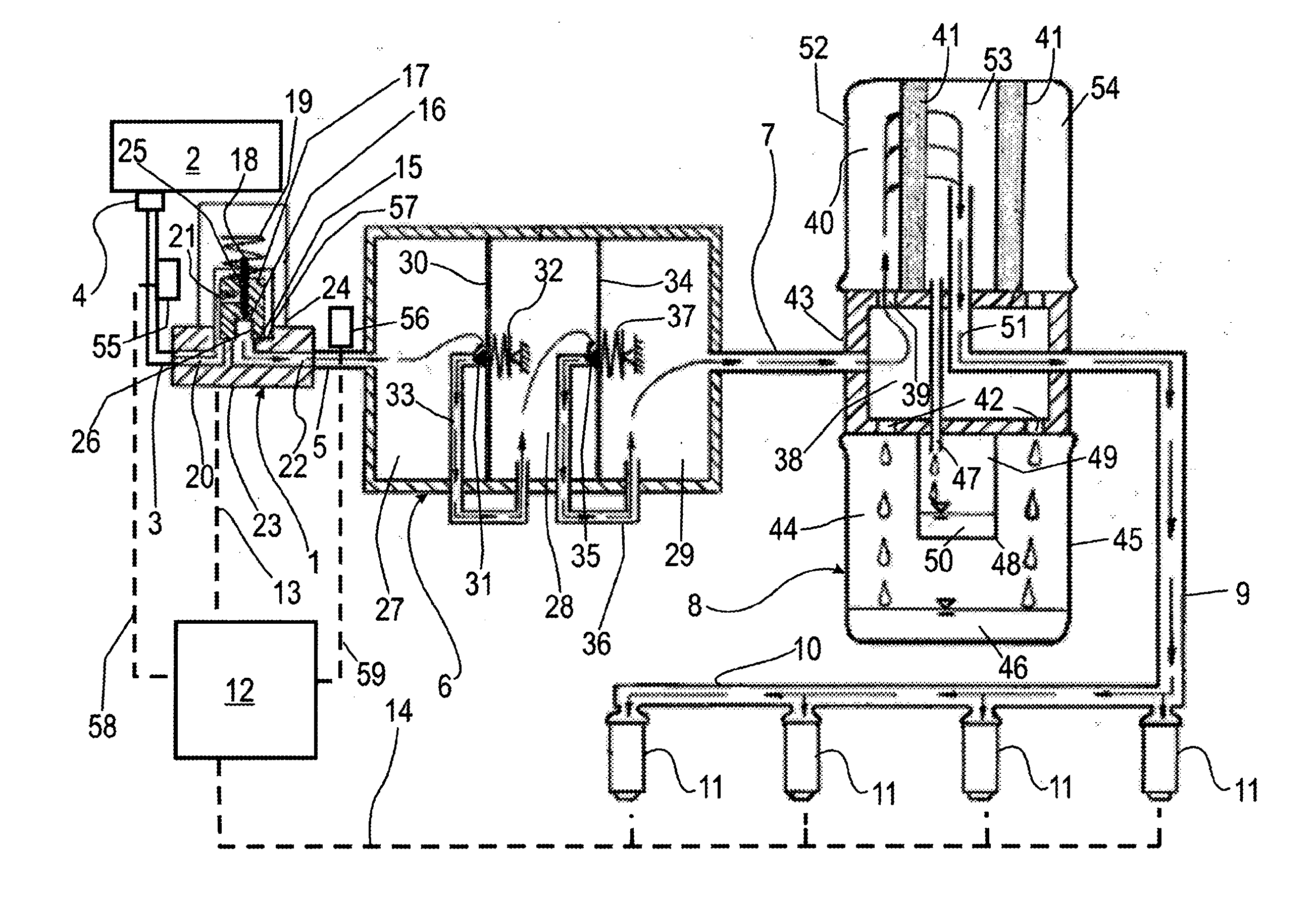 Method of operating an internal combustion engine arrangement