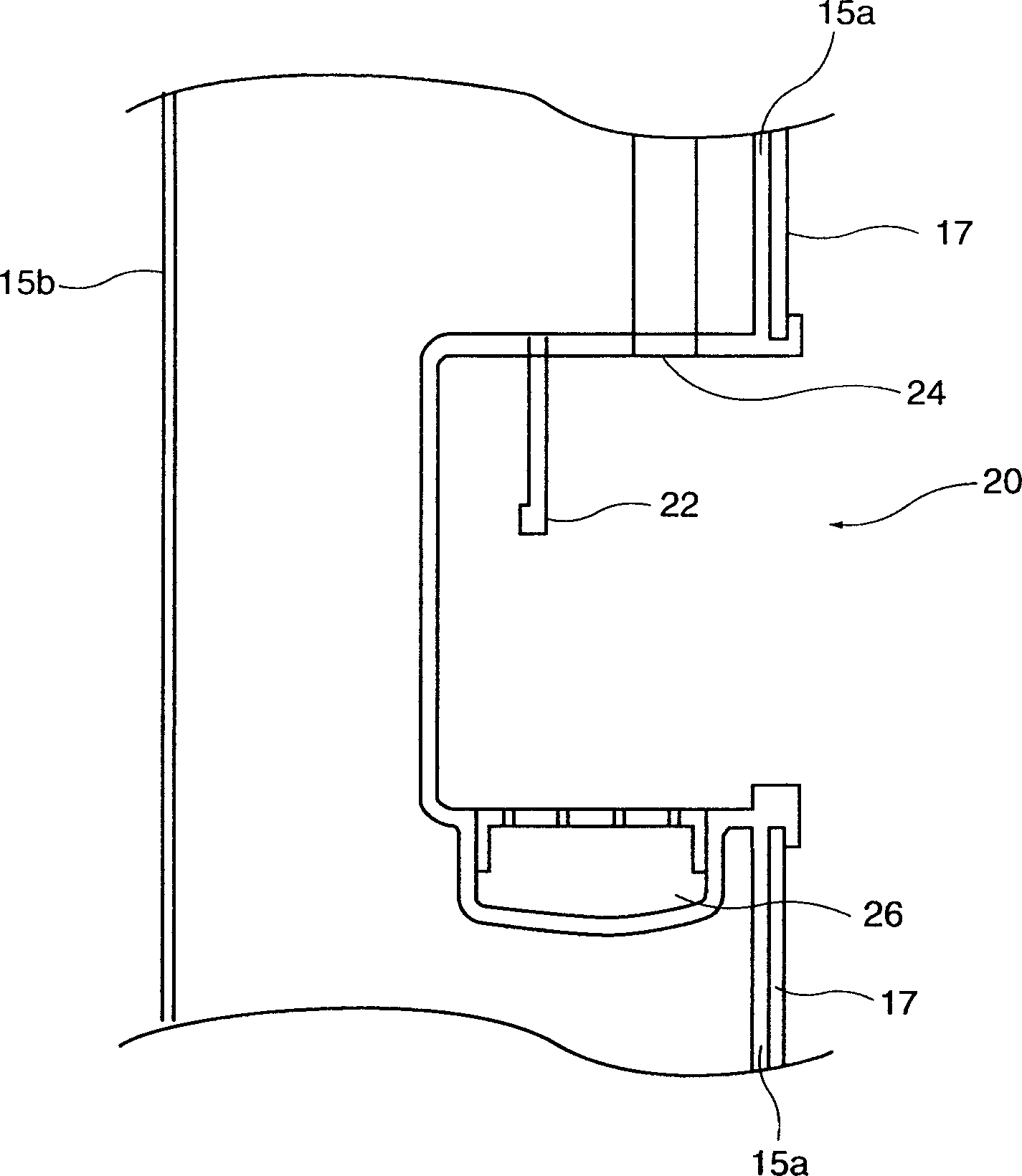 Refrigerator door structure