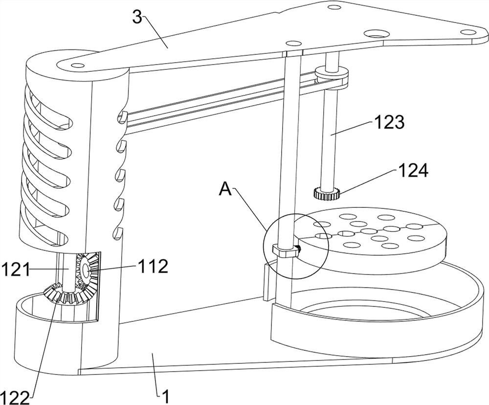 Commercial livestock fattening agricultural feed production granulation device