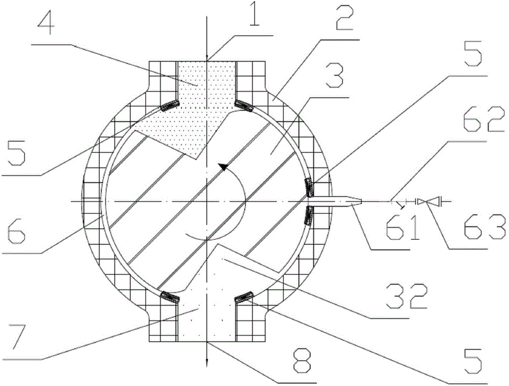 Non-compressed transformation dry powder pump