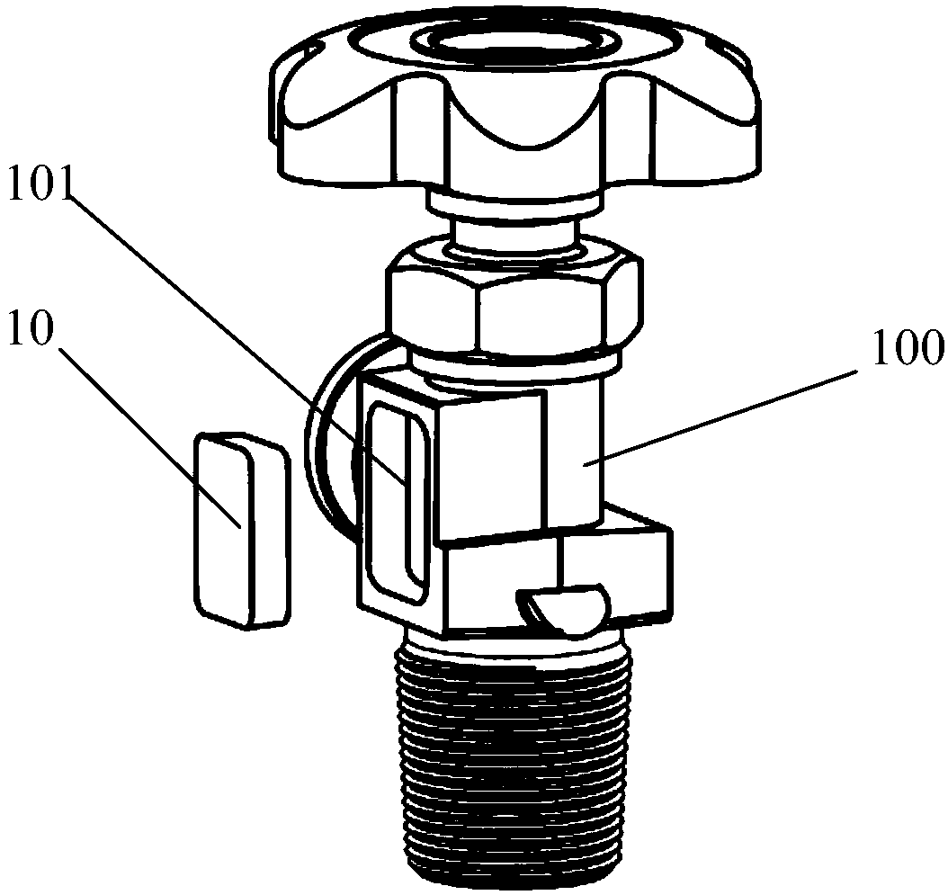 Chip module, intelligent angle valve and intelligent steel cylinder