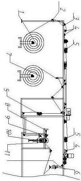 Fabric laminating machine using PU glue