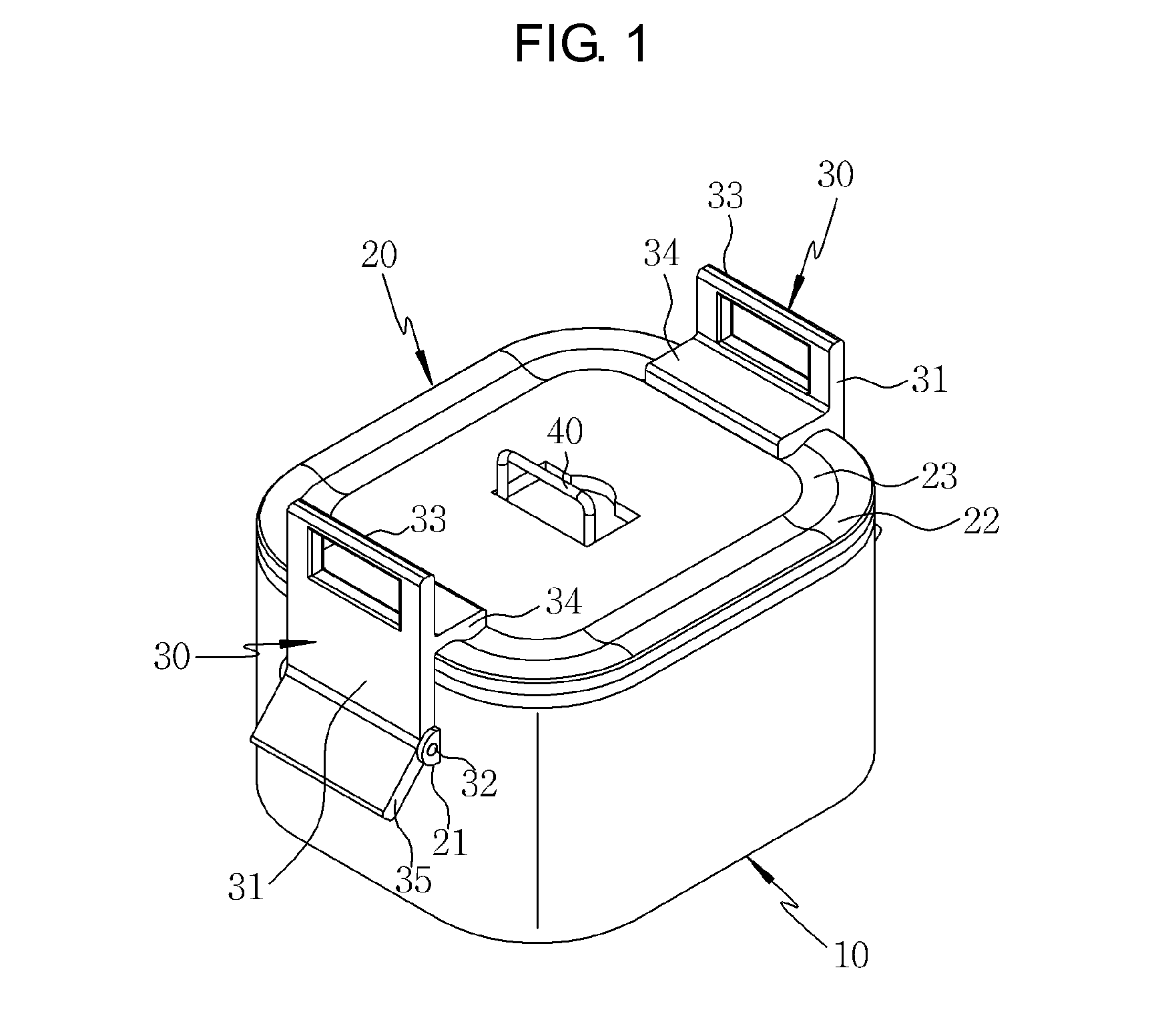 Handle-interlocking airtight boiling pot