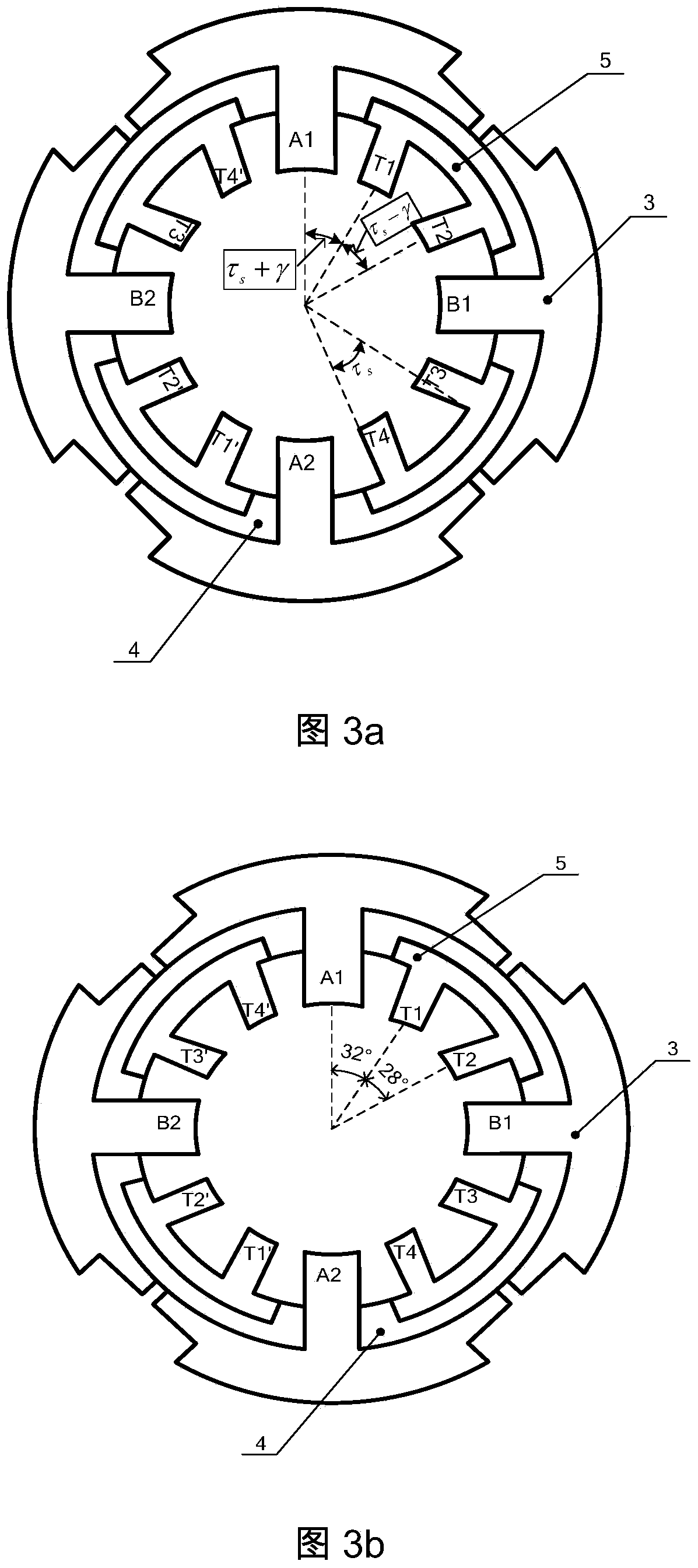 12/14 bearingless permanent magnet biased switched reluctance motor