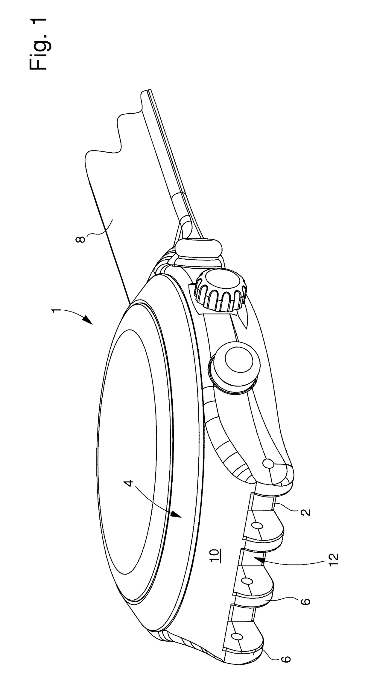 Exterior element for a wristwatch middle part