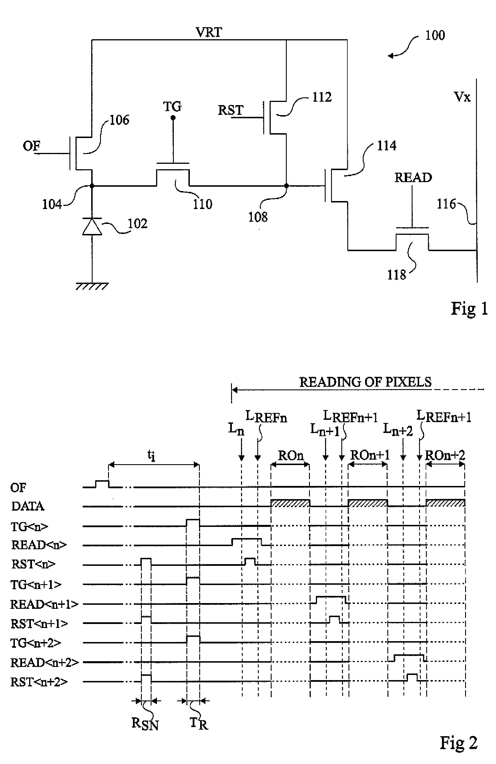 Pixel circuit for global electronic shutter