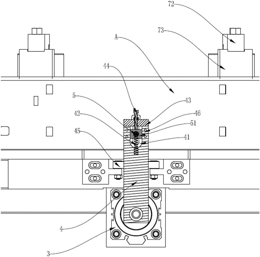 Automatic positioning device of automobile bumper