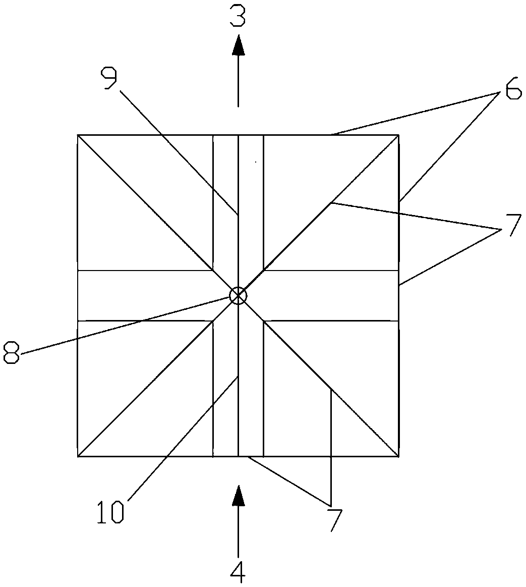 Pole foundation pitting rope wear, application thereof and pole foundation pitting method