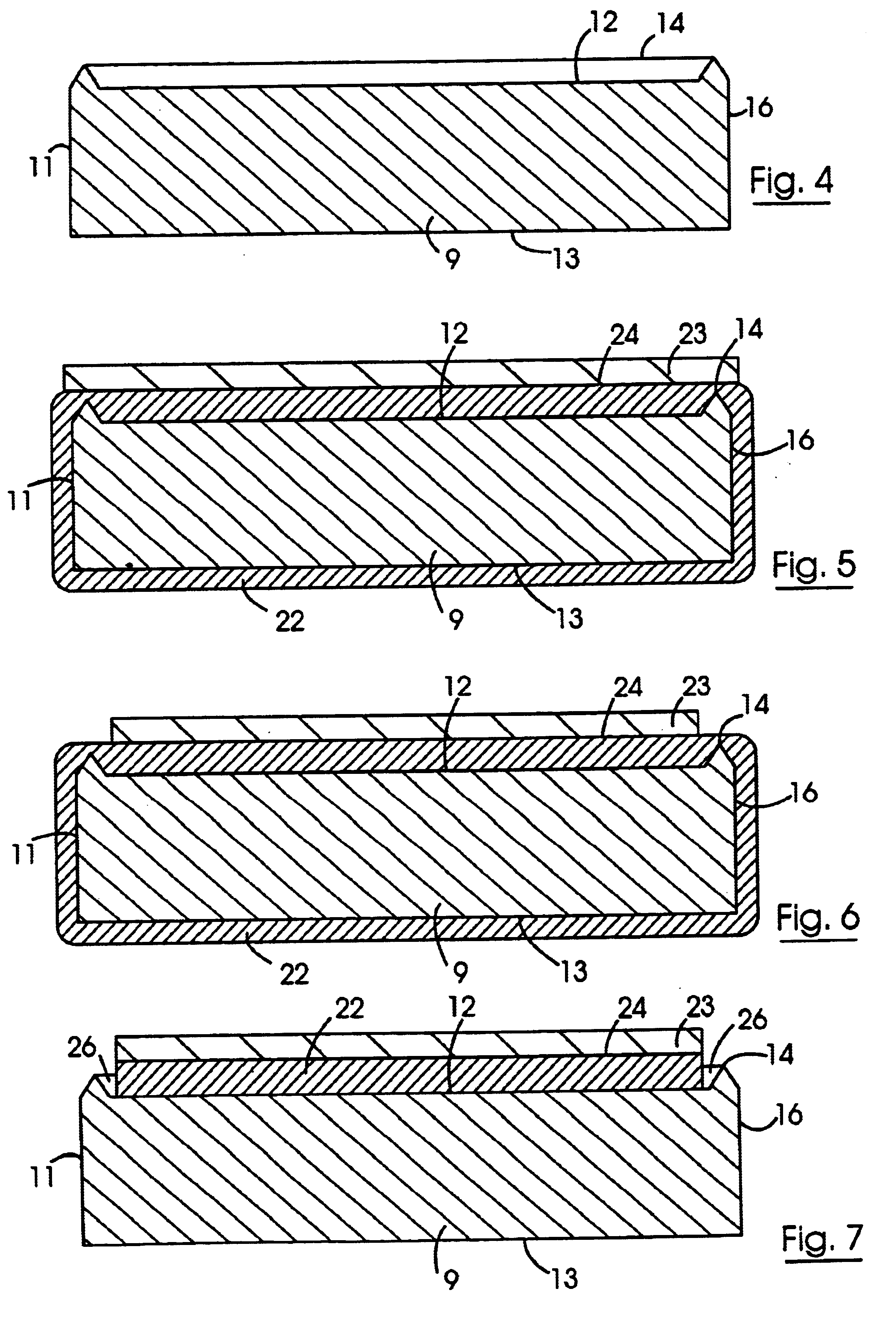 Composite semiconductor wafer and a method for forming the composite semiconductor wafer