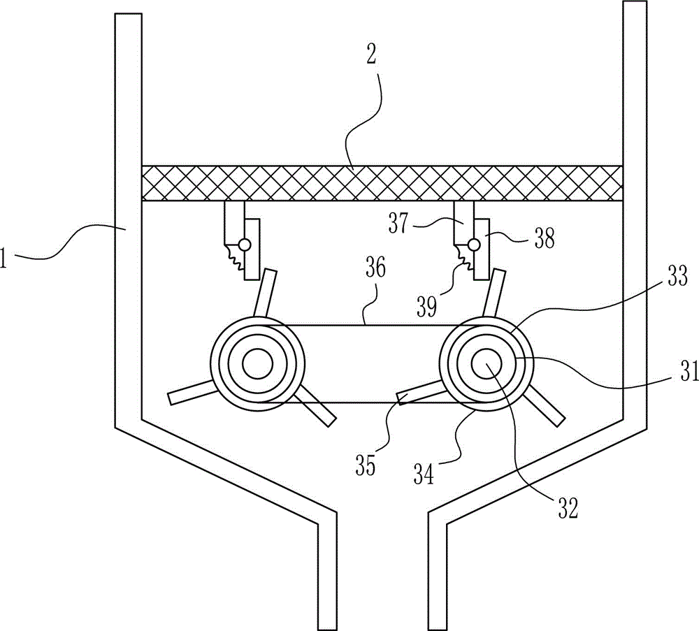 Convenient weighing and sieving integrated device for talc powder for production of household water purifier