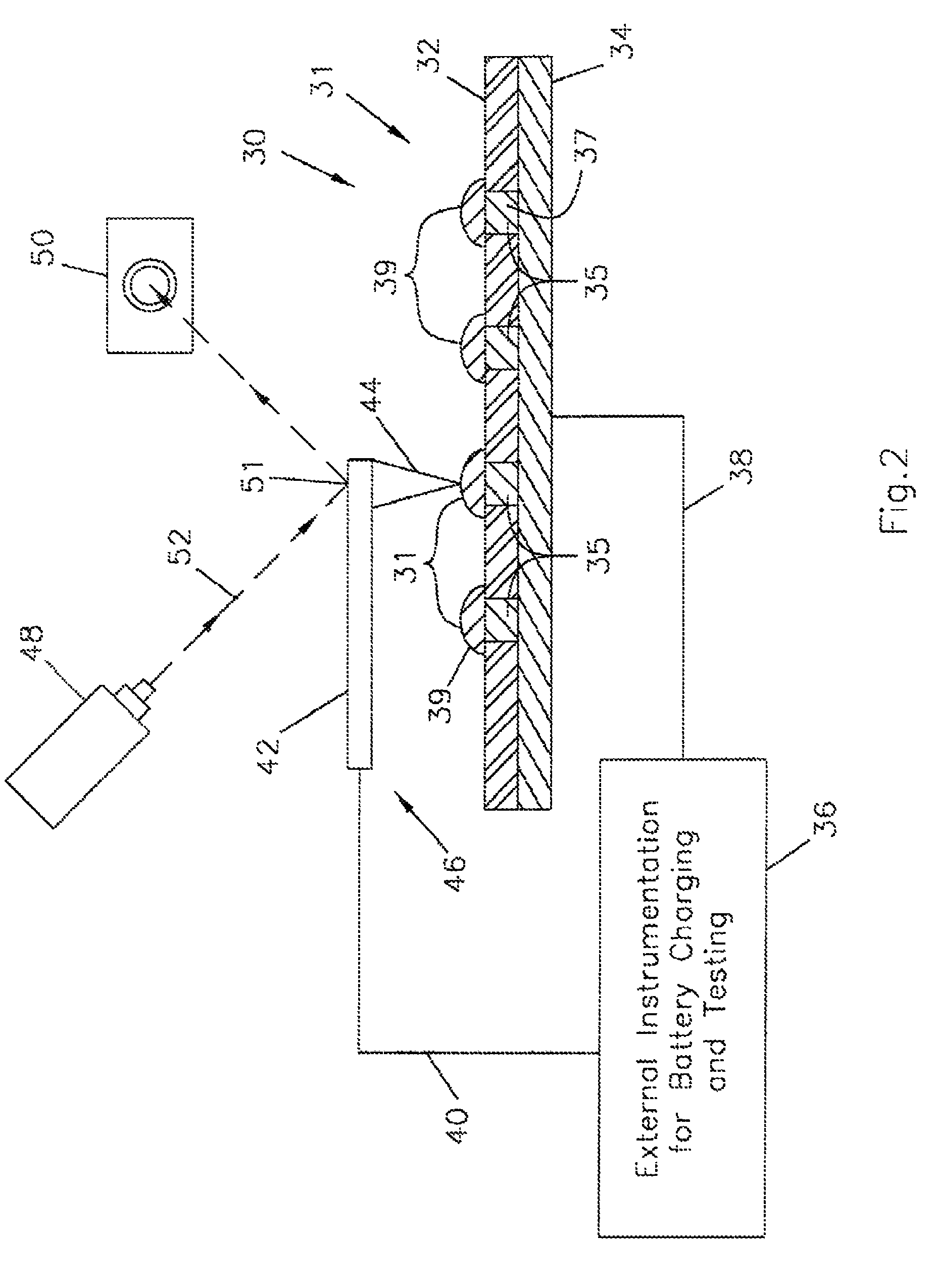 Charged arrays of micro and nanoscale electrochemical cells and batteries for computer and nanodevice memory and power supply