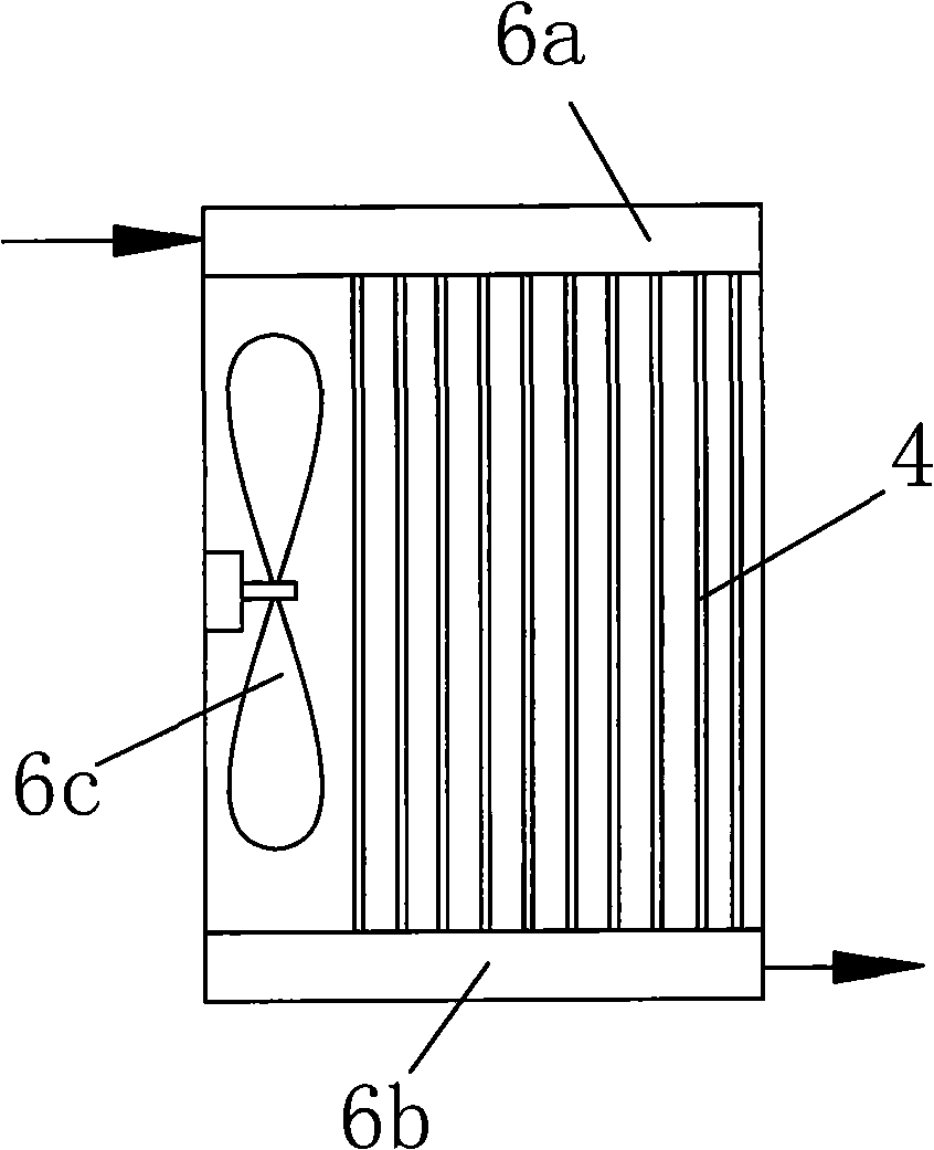 System for decomposing ammonia to prepare hydrogen on the basis of after heat of heat engine gas exhaust