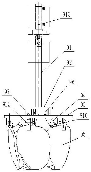 All-round metal smelting slag salvaging robot