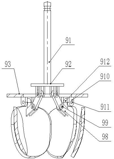 All-round metal smelting slag salvaging robot