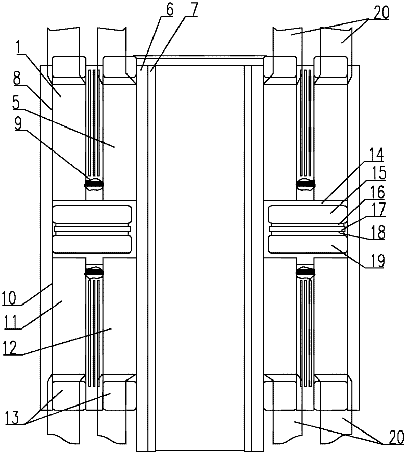 Double-U-shaped coil