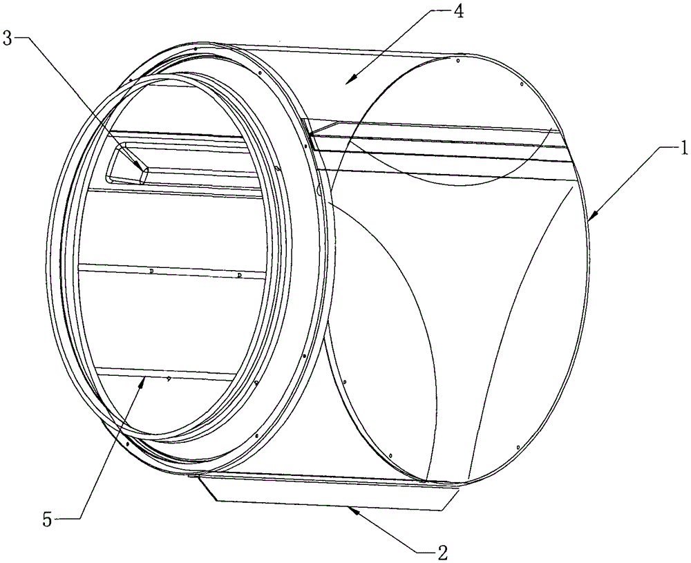 Inner cylinder of a granular washing machine