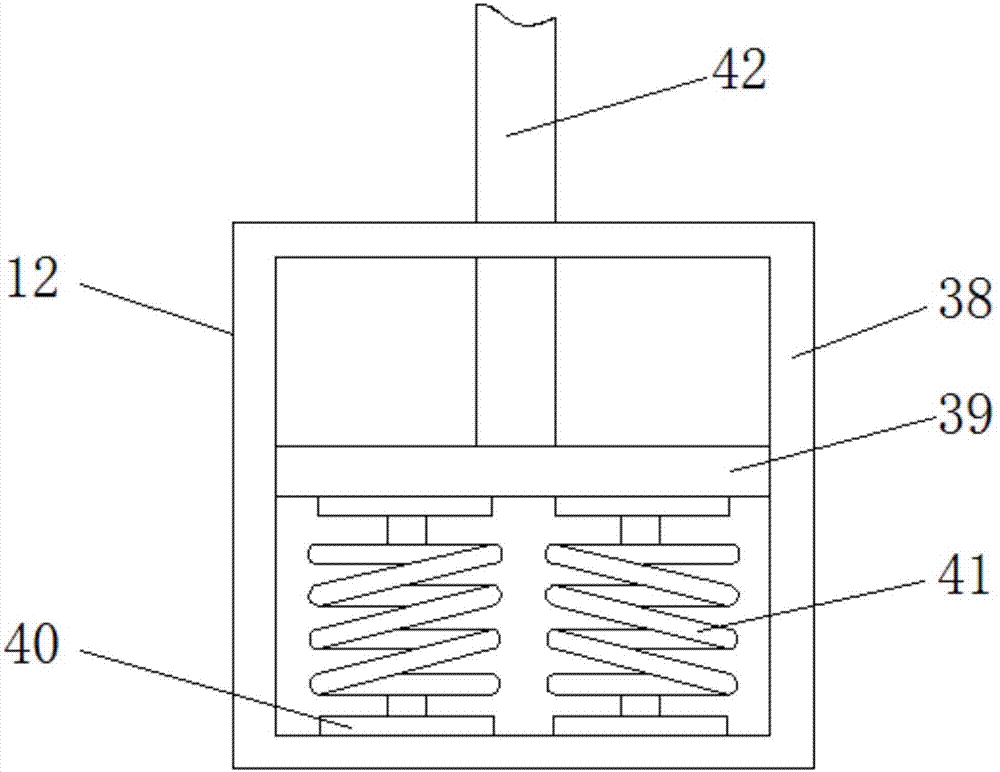 Waste gas intelligent detecting and processing device of printing and dyeing industry