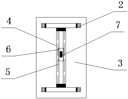 Greenhouse planting movable watering equipment