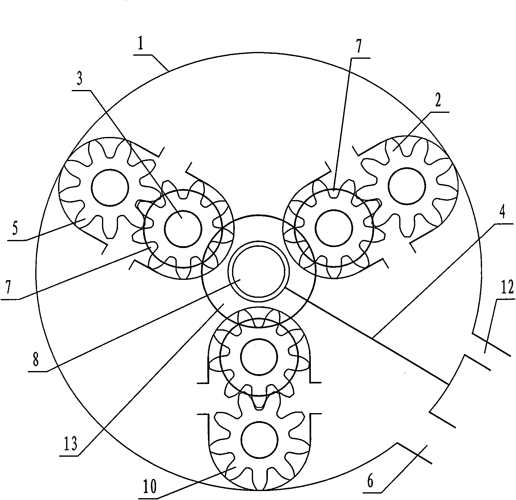 Energy-saving efficient pneumatic motor