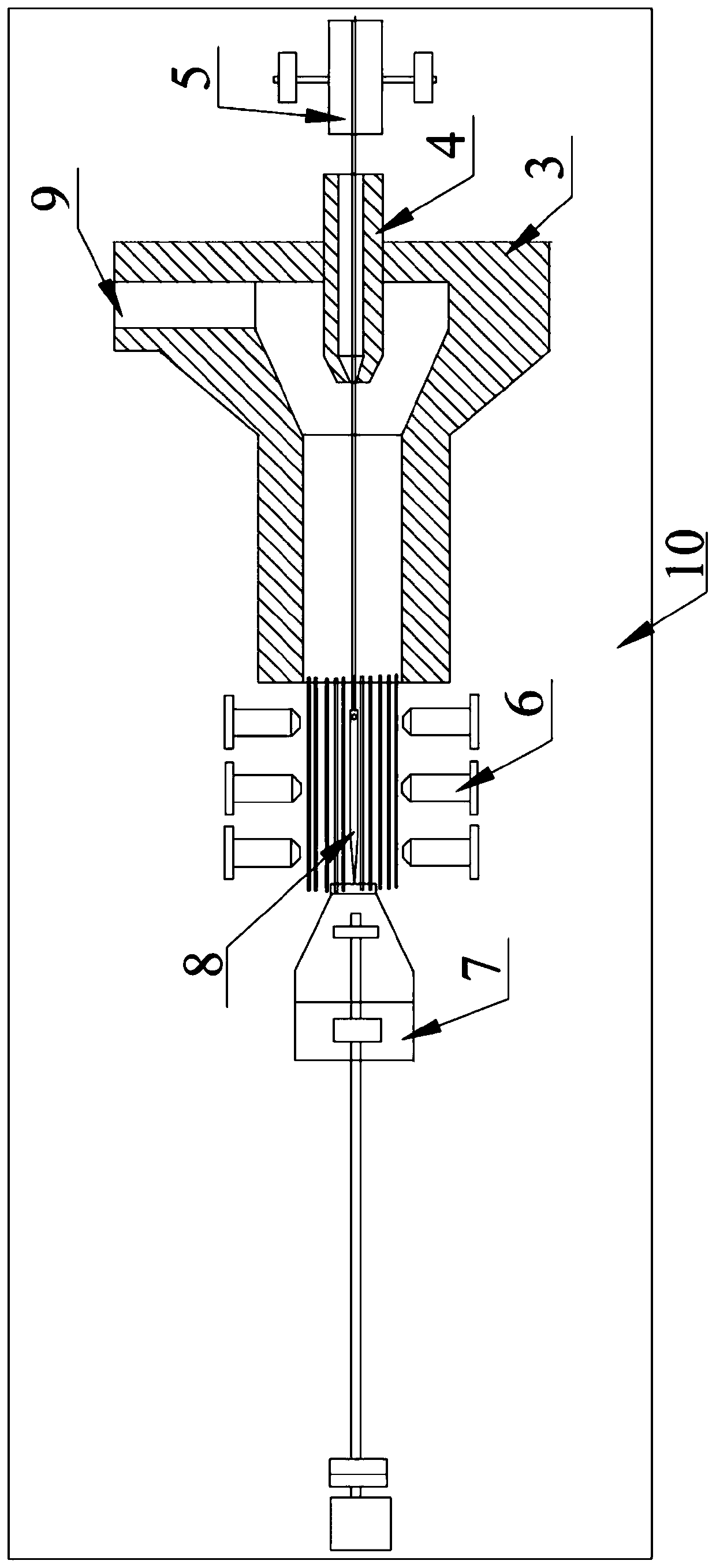 A variable-section spring blank, processing tooling and processing technology