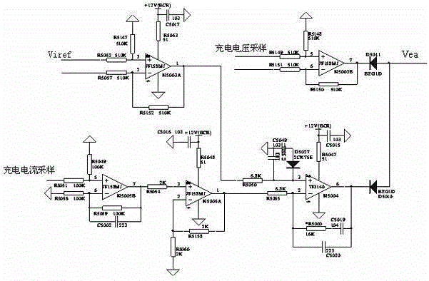 Voltage-controlled current-limiting charging circuit for supercapacitor bank