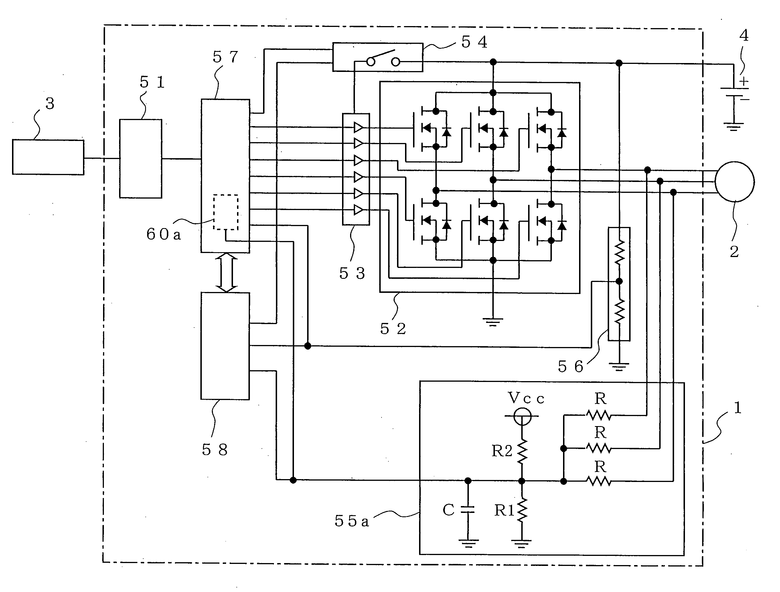 Fault detection system for inverter