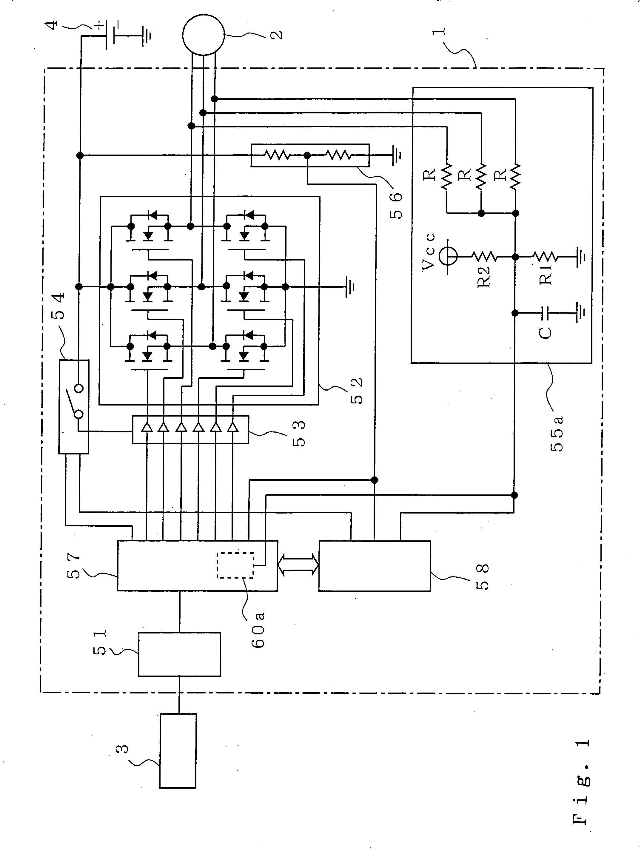 Fault detection system for inverter