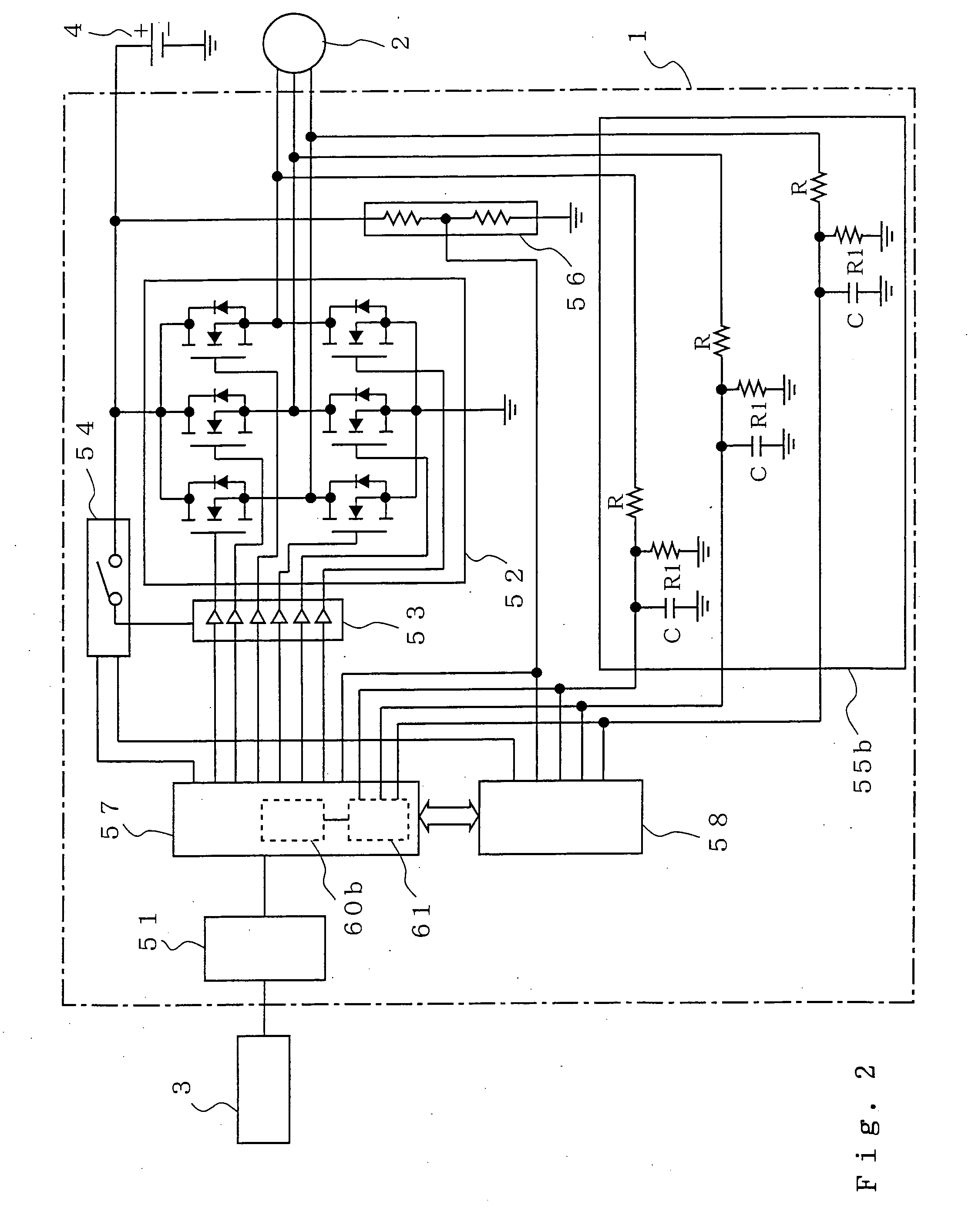 Fault detection system for inverter