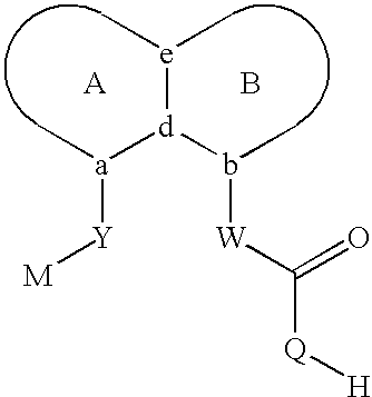 Sulfonamide peri-substituted bicyclics for occlusive artery disease