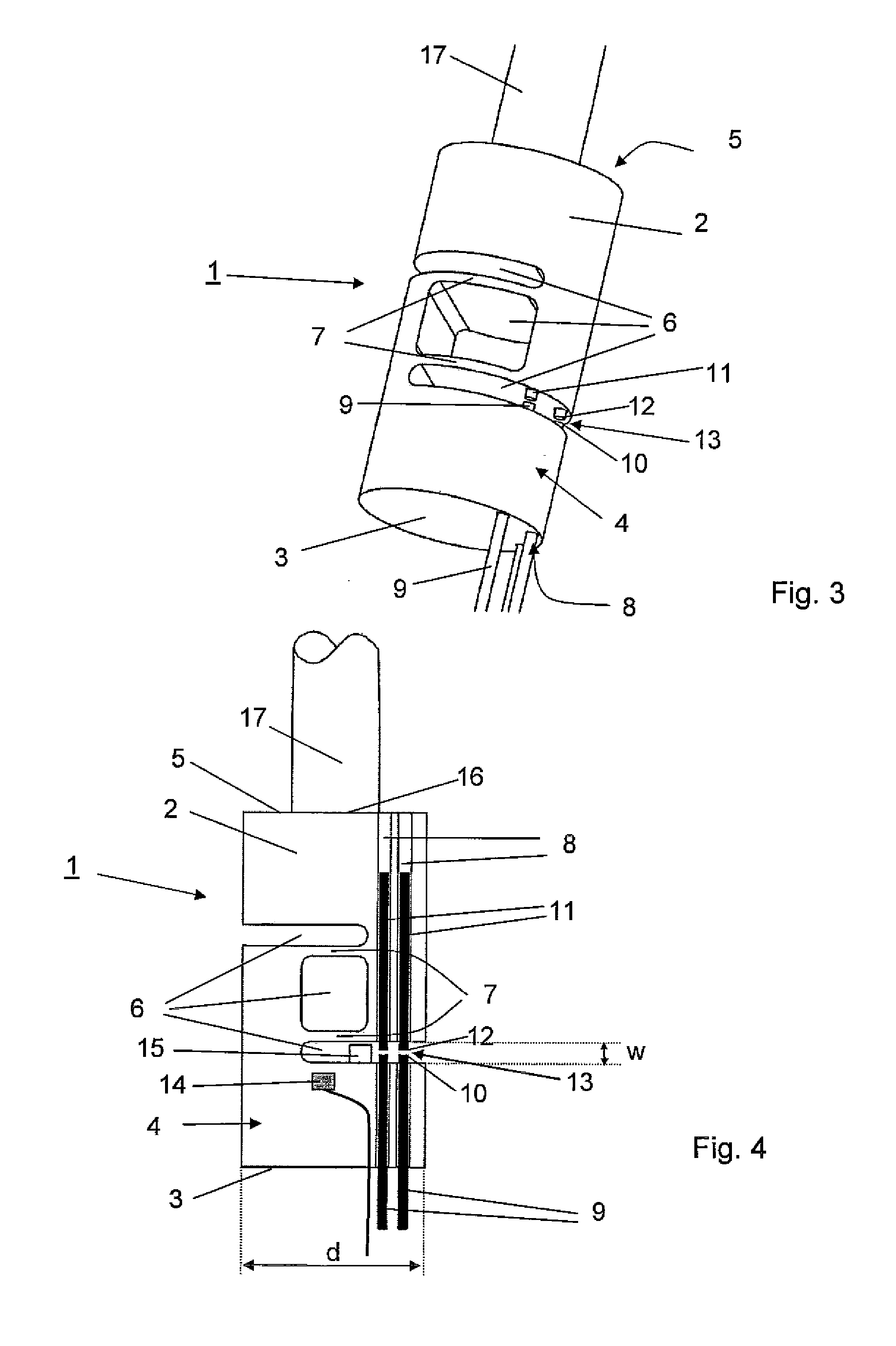 Optical force sensing element and microsurgical instrument