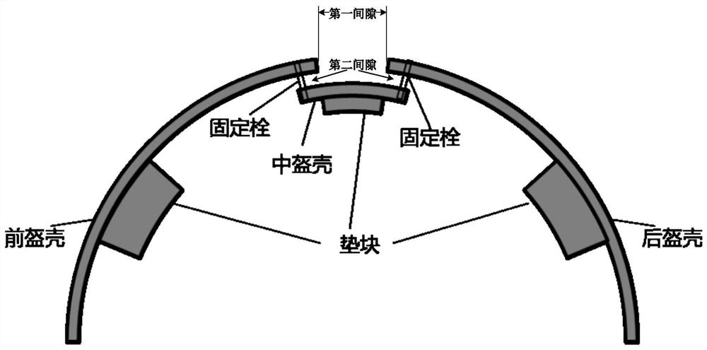 Helmet capable of weakening superimposed effect of explosive shock waves in helmet